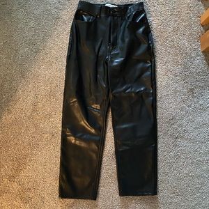Abercrombie vegan leather pants